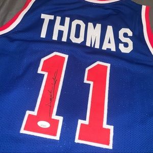 Isiah Thomas Autographed Jersey